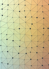 Obraz premium Abstract Low Polygon gradient Generative Art background illustration