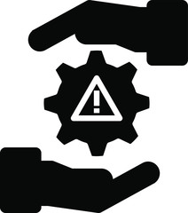 Risk icon vector illustration