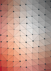 Abstract Low Polygon gradient Generative Art background illustration