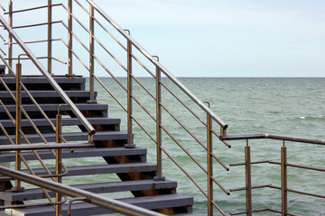 beach stairs