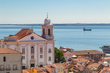 Fototapeta premium Igreja de Santo Estevao Church in Lisbon