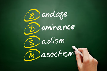 BDSM - Bondage, Dominance, Sadism, Masochism, concept background