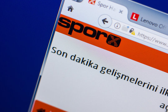 Ryazan, Russia - May 13, 2018: Sporx website on the display of PC, url - Sporx.com.