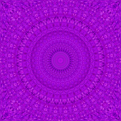 Obraz premium Purple seamless abstract curved triangle mosaic tile kaleidoscope mandala wallpaper pattern - geometrical vector background design