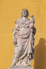 Statue of Carlos Lopes at the bottom of the Pavilion   in Parque Eduardo VII Parish of Avenidas Novas, in Lisbon