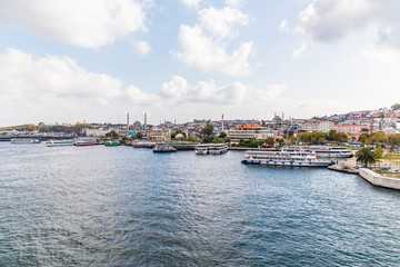 Fototapeta na wymiar Istanbul, Turkey - October, 2019: Istanbul the city of Turkey, eastern tourist city destination.