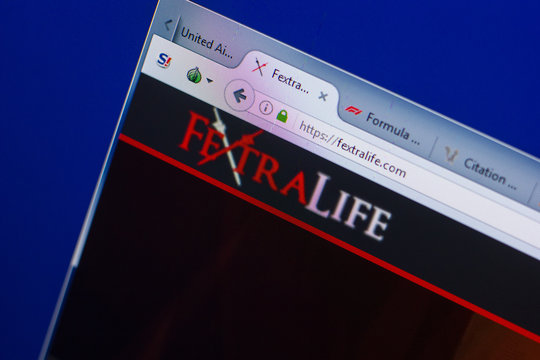 Ryazan, Russia - May 13, 2018: Fextralife website on the display of PC, url - Fextralife.com.