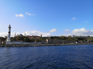 Fototapeta na wymiar View of Istanbul from the Bosporus