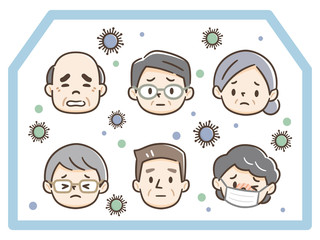 老人ホーム　集団感染