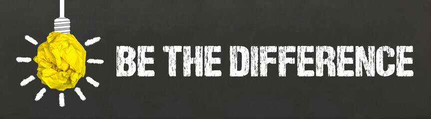 Fototapeta premium Be the difference 