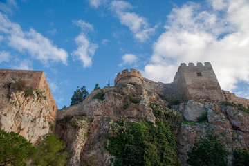 castillo de Salobreña en la provincia de Granada, Andalucía	