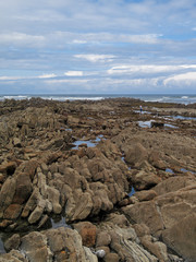 Fototapeta na wymiar landscape in the beach in sopelana