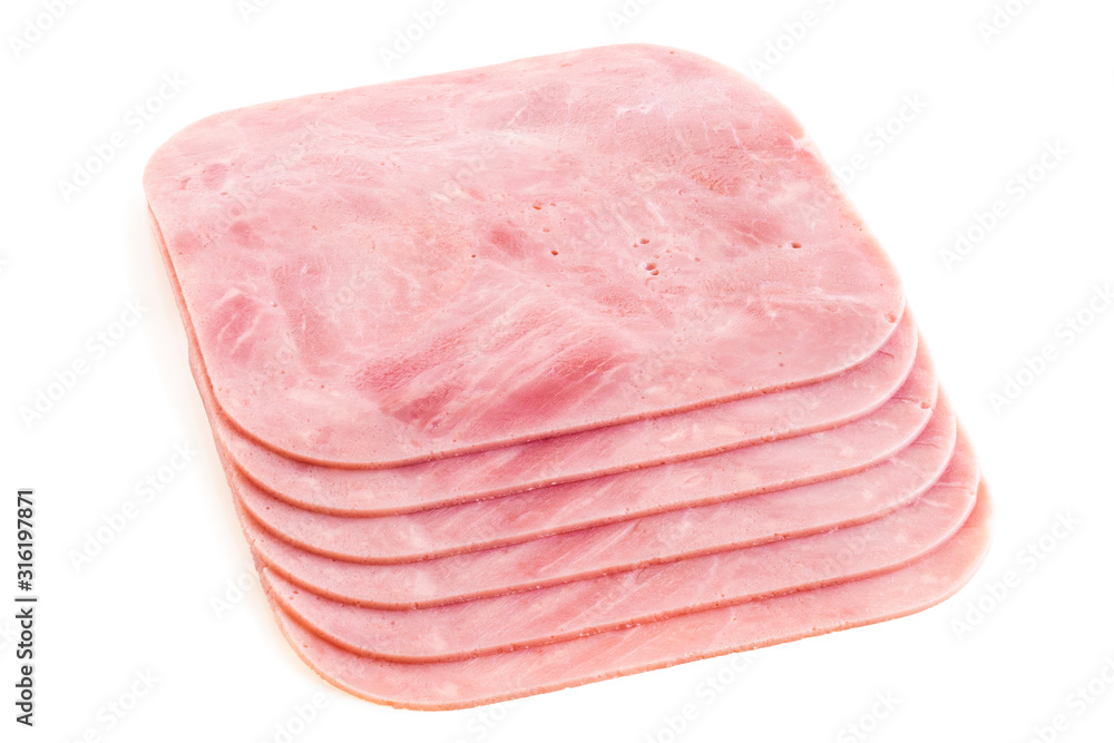 Wall mural sliced ham