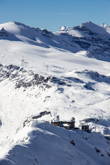 Gornergrat Zermatt landscape perfect ski sun blue sky