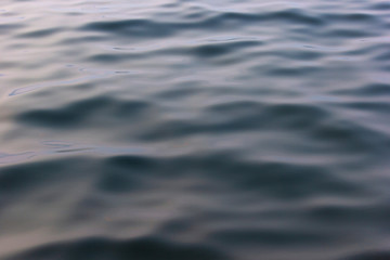 The shadow of the waves of the sea that is moving.