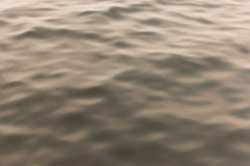 The shadow of the waves of the sea that is moving.