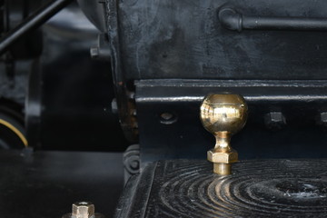 close up of brass fitting