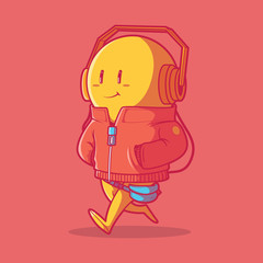 Emoji Style vector illustration. Style, imagination, sharing design concept