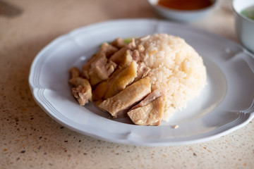 Thai food gourmet Hainanese chicken rice