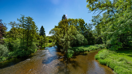 aerial view of the belgium ardennes