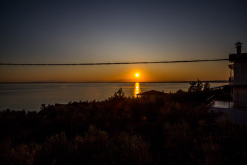 Sonnenuntergang am Meer
