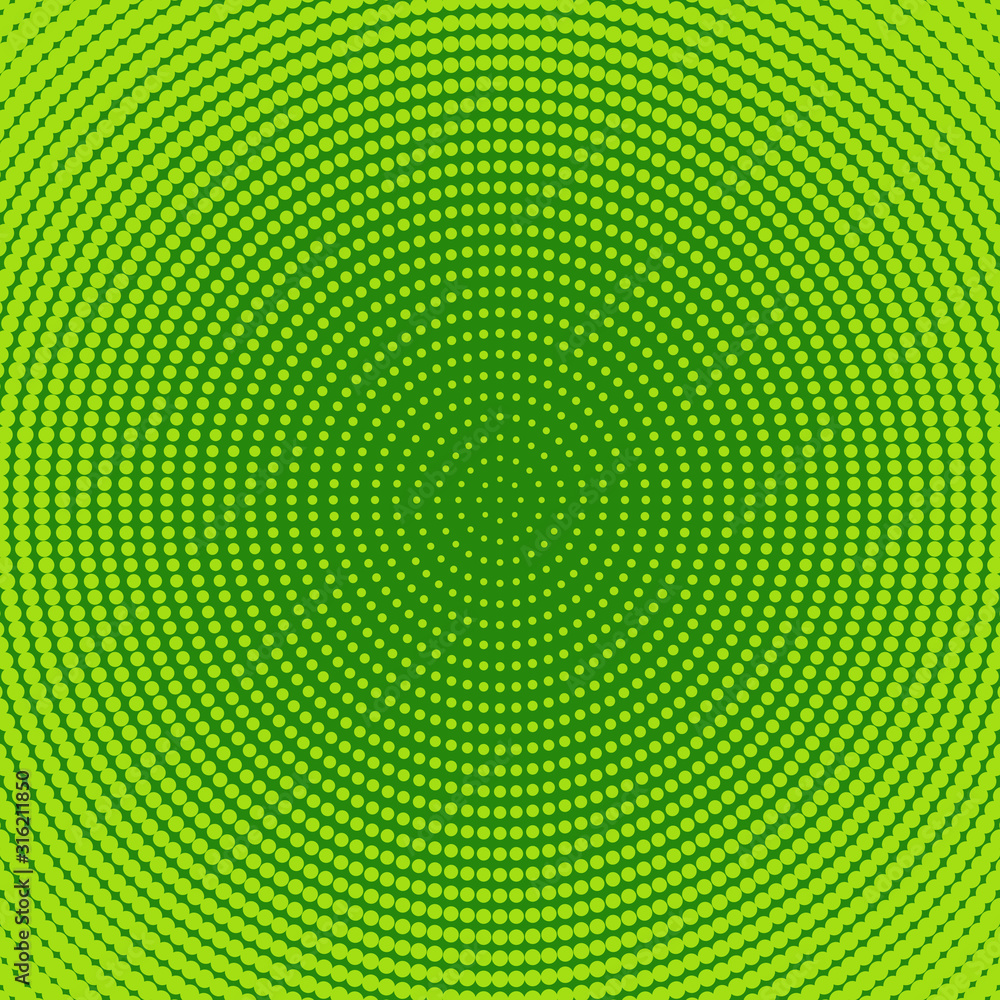 Poster halftone dot pattern background - abstract vector graphic design