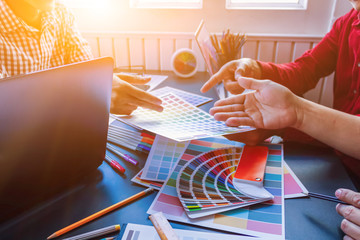 The marketing department and designers are advising about product design to make customers...