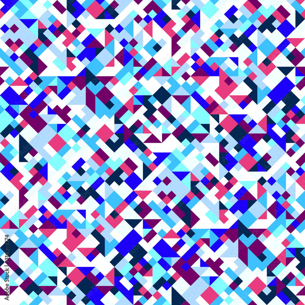 Poster colorful diagonal geometrical pattern background design - abstract vector graphic