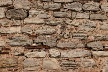 Stone wall pattern photography for background use