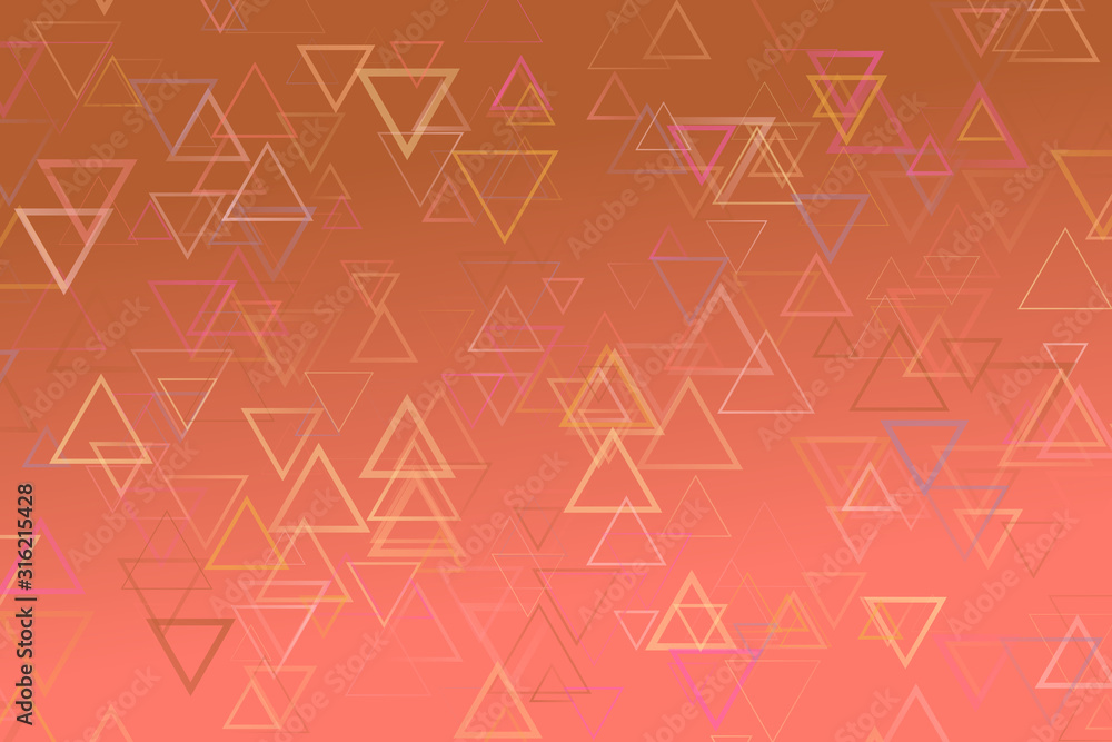 Poster geometrical random gradient polygon webpage background - geometric chaotic abstract vector graphic d