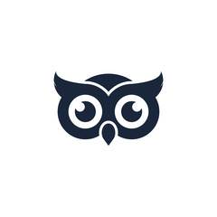 owl logo vector template