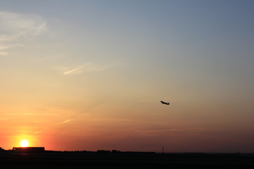 Naklejka premium Sunset