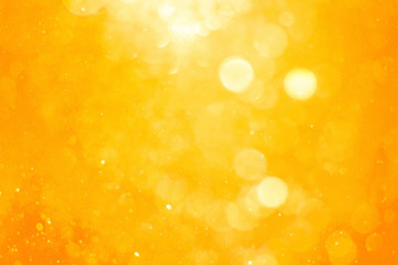Golden bokeh background