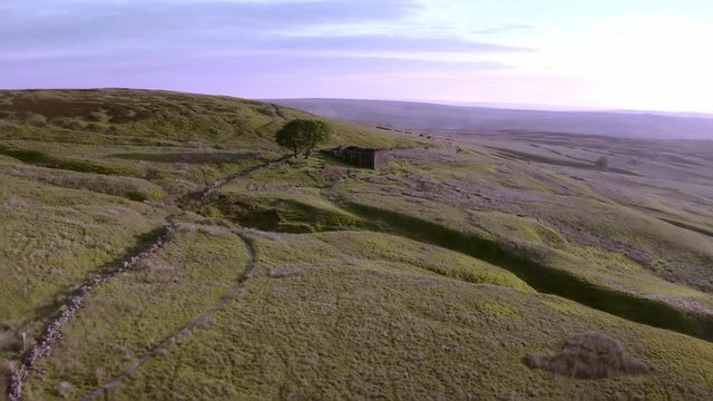 Top Withens a ruined farmhouse near Haworth, West Yorkshire, England,which is said to have been the inspiration for Wuthering Heights in the novel of the same name by Emily Bronte