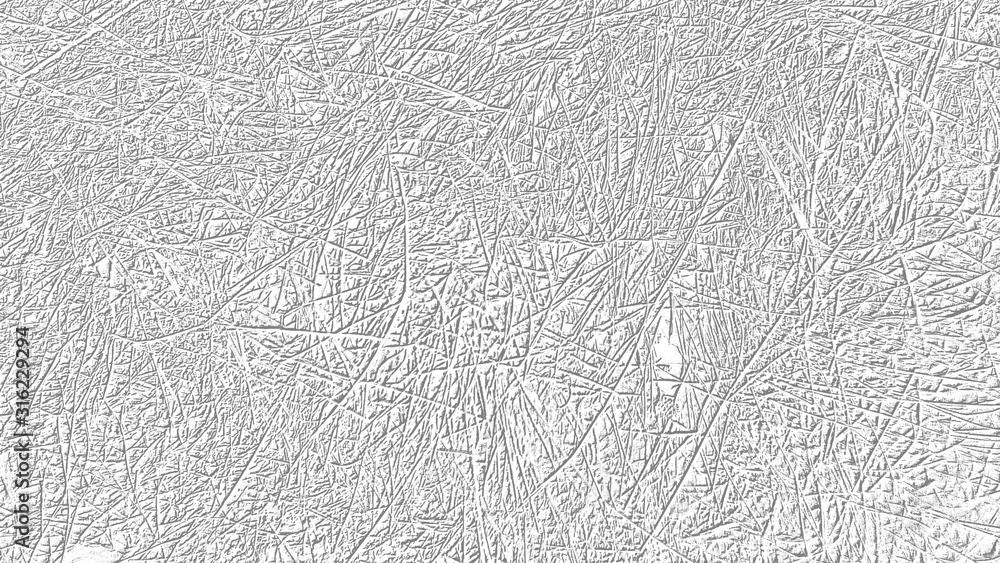 Poster abstract image on a white background with gray lines on a floral theme. gray patterns on a white bac