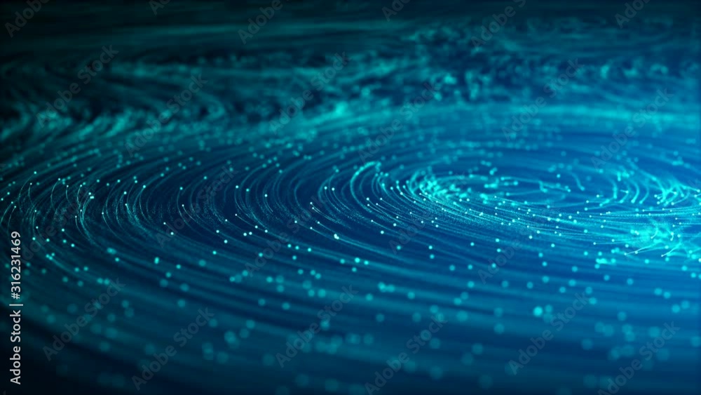 Poster abstract technology big data background concept. motion of digital data flow. transferring of big da