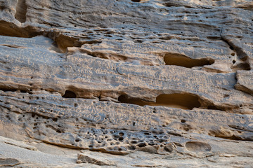 Liyhan (Lehiani) Library Ancient Rock Inscriptions at Jabal Ikmah in Al Ula, Saudi Arabia 