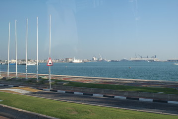 Doha is the capital of the Qatar, an unusual city