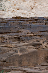 Liyhan (Lehiani) Library Ancient Rock Inscriptions at Jabal Ikmah in Al Ula, Saudi Arabia 