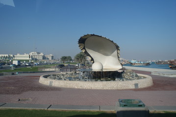 Doha is the capital of the Qatar, an unusual city