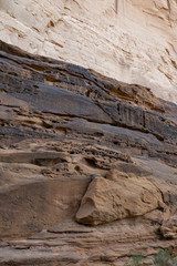 Liyhan (Lehiani) Library Ancient Rock Inscriptions at Jabal Ikmah in Al Ula, Saudi Arabia 