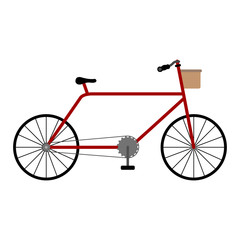 Isolated classic bicycle