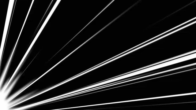 Diagonal Anime Speed lines in Black and White