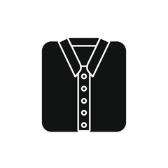 vector icon shaped man's shirt