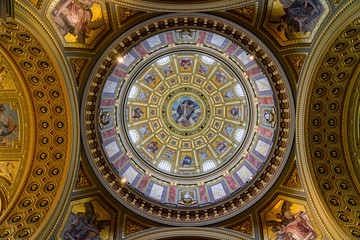 St. Stephen's Basilica church in Budapest, Hungary.