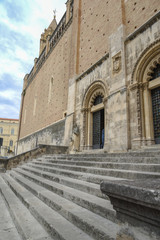 Fototapeta na wymiar Chieti Cathedral by Morning in Abruzzo, Italy