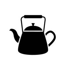 Kettle icon tea pot vector icon illustration