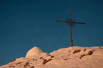 Gipfelkreuz Preber