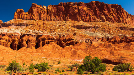 The Fluted Wall, Capitol Reef National Park, Utah