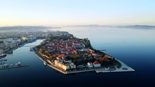 Zadar Croatia City Sea View - Aerial Drone Footage